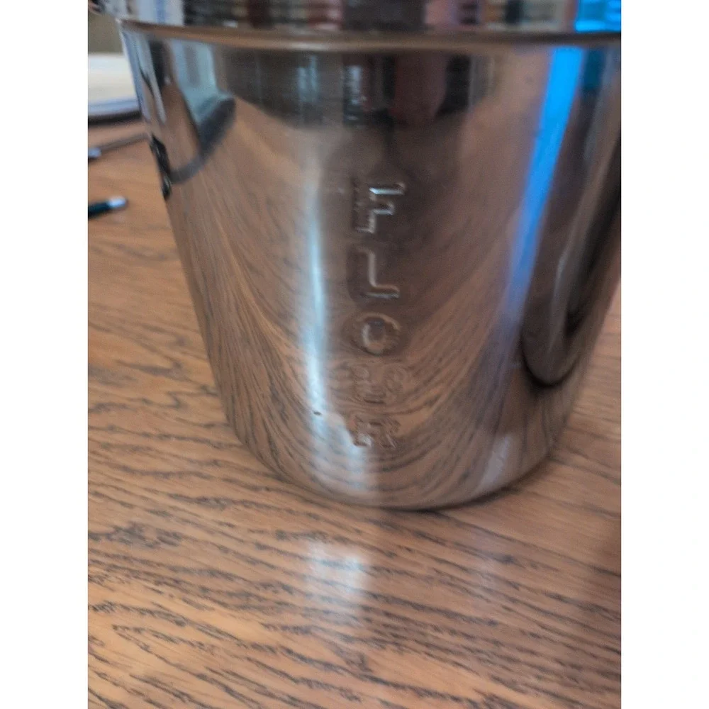 Vntg Ereredy MCM Aluminum Canisters Set of 4 Flour Sugar Coffee & Tea  W / Lids